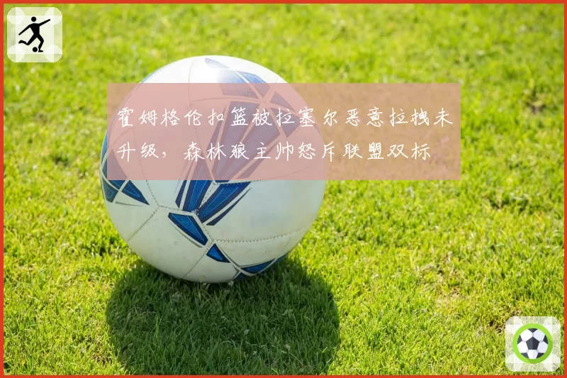 霍姆格伦扣篮被拉塞尔恶意拉拽未升级，森林狼主帅怒斥联盟双标
